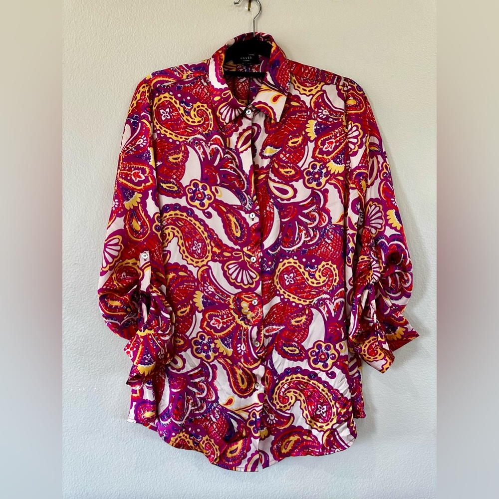 Vintage Paisley Blouse